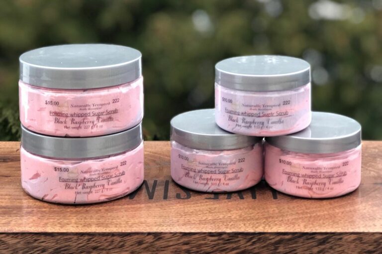 Blackraspberry Sugar scrub 768x510