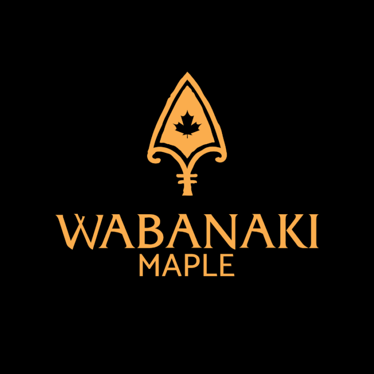 Wabanaki Maple Black Background 768x768